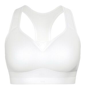 VSX White Sports Bra Smooth Comfort Design